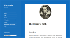 Desktop Screenshot of lymcanada.org